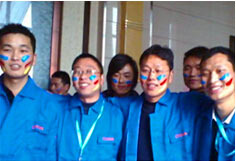 超前涂料90同學會現(xiàn)場！河南真石漆知名品牌